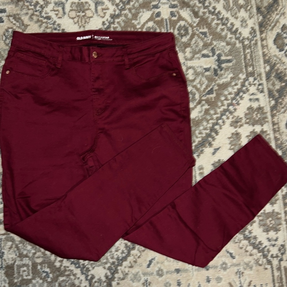 Old Navy Rockstar Mid-Rise size 16